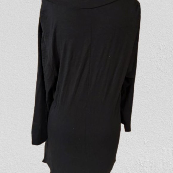 Black Button Closure Cardigan - Picture 3 of 10